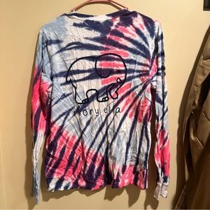 Tie-dye Ivory Ella long sleeved t-shirt